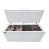 ORIKOOL Chest Freezer 20.1 Cu.ft Solid Top Commercial Deep Chest Freezers with Lockable Stay-Open Lid Painted for Back-of-House Bulk Storage