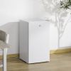 3.2 Cu.Ft Mini Fridge with Freezer, Single Door Compact Refrigerator with Adjustable Thermostat, Shelf and Reversible Door for Bedroom, Dorm, Home Off