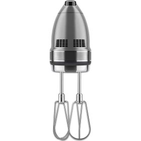 7-Speed Contour Silver Hand Mixer with Whisk and Whisk Attachment (Color: outline silver, Material: plastic)